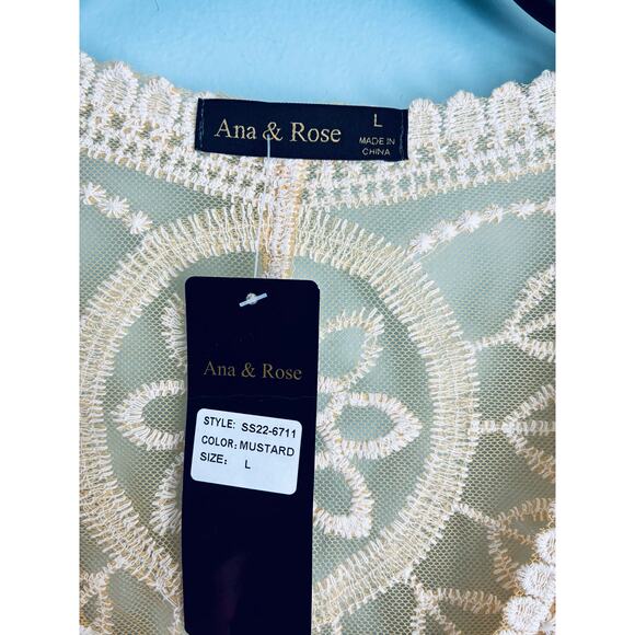 Lace Kimono Bohemian Duster Cardigan Tie Large Fairy Coquette - Picture 6 of 6